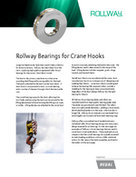 Rollway Cylindrical Bearings Crane Hooks