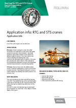 Rollway Information RTG und STS Krane