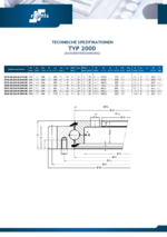 Drehverbindungen / Proflilager ROTIS Datenblatt KDV 1-reihig Serie 2014-2026 mit Aussenverzahnung